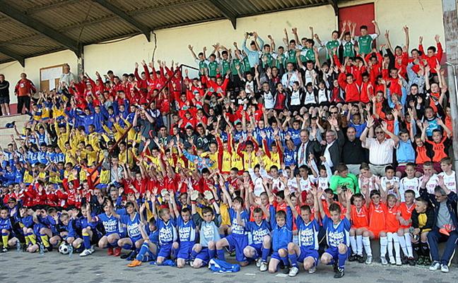 Les participants &agrave; l&rsquo;Eurobenjamins 2009.