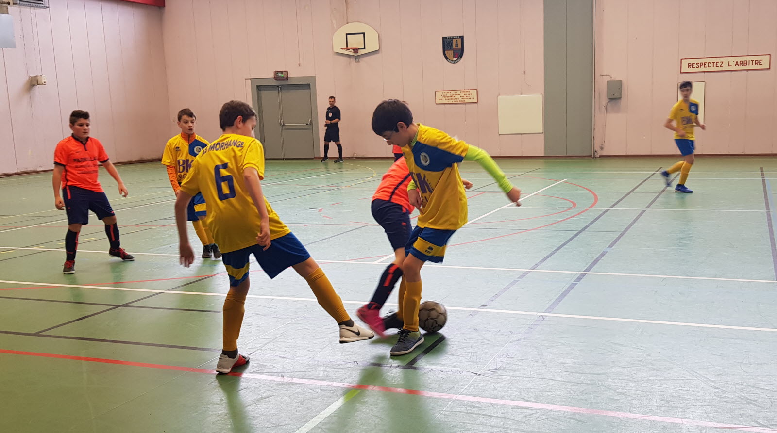 Photo: Les U13 et U14 se sont affrontés à Freyming-Merlebach pour leur deuxième journée de championnat de futsal.